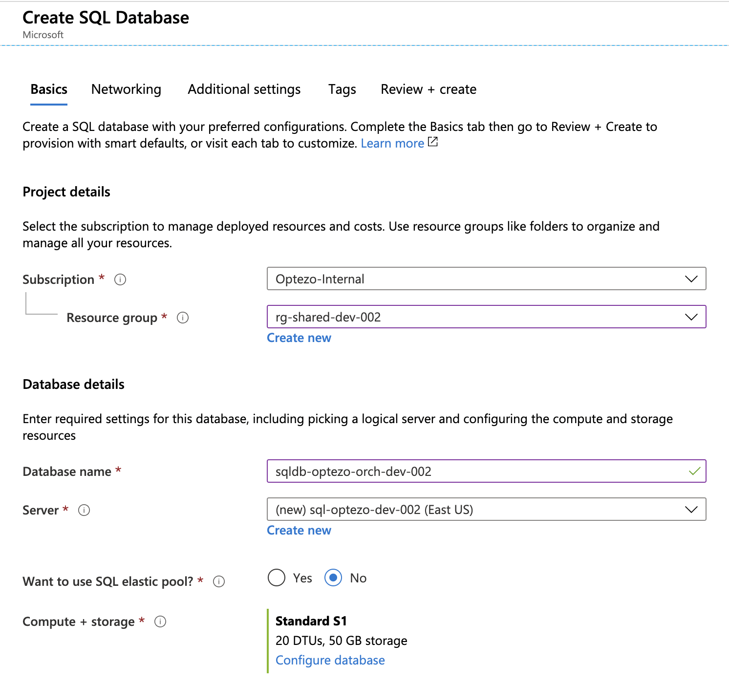 Creating a SQL Database for UIPath Orchestrator